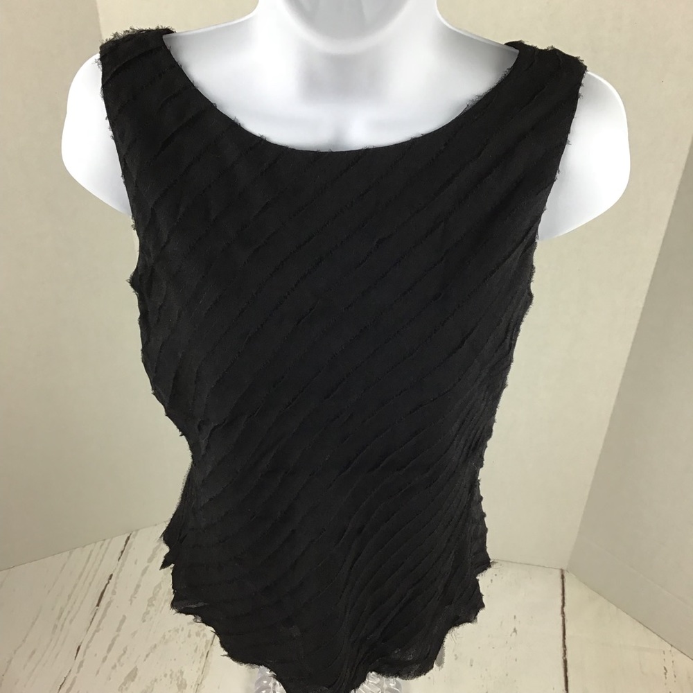 Silk Ruffle Top - Picture 2 of 6